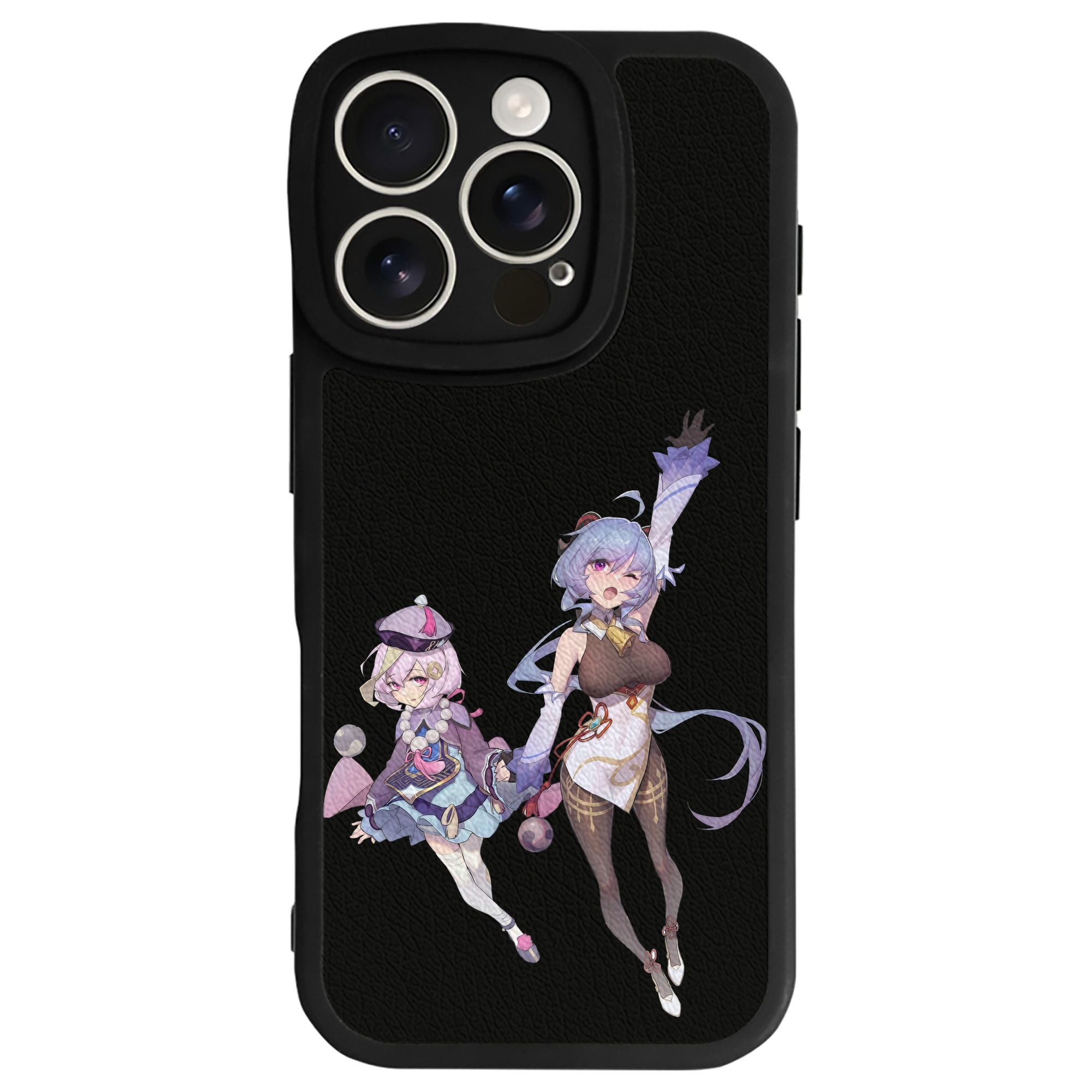 げんし神 七七 なな  genshin Nana 【iPhone 16シリーズ対応】シリコンスマホケース（レザー調） 材質：シリコン